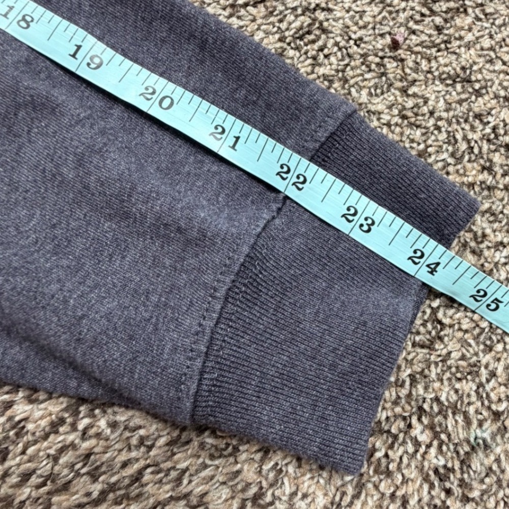 Carhartt Loose Fit Pocket Long Sleeve T Shirt Heather Charcoal Logo Mens 2XL - Picture 7 of 9